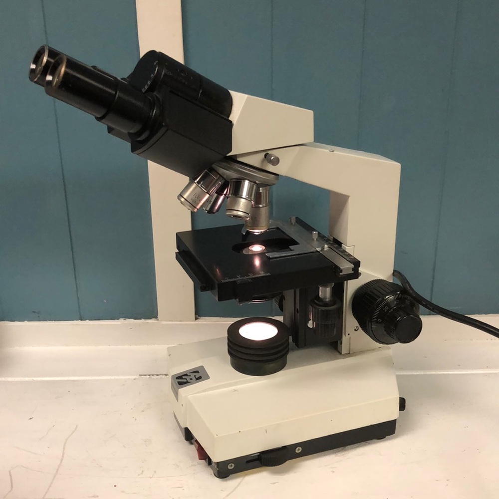Amerel API MicroGold MICROSCOPE 4X 10X‎ 40X & 100x OBJECTIVES professional